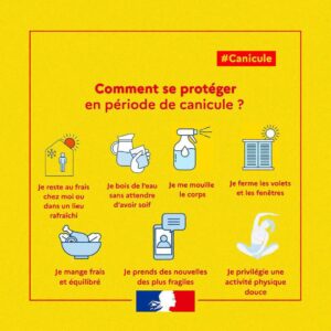 Lire la suite à propos de l’article Vigilance jaune canicule